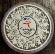 Rare 2000 Australia Sydney Olympic Games $30 Dollar Silver Proof Kilo (32.5oz) Coin, includes COA an