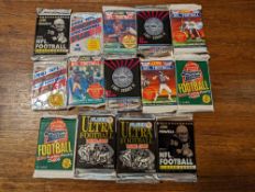 Vintage NFL Cards (14 total packs, 199 cards)