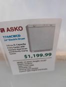 T744CWCD Asko Electric Dryer