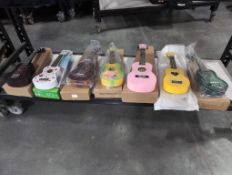 7 ukuleles