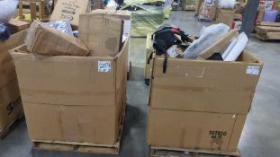 two pallets-fish nets, ion ripper belt, cork board, blinds, datile, better home and gardens, Satin,