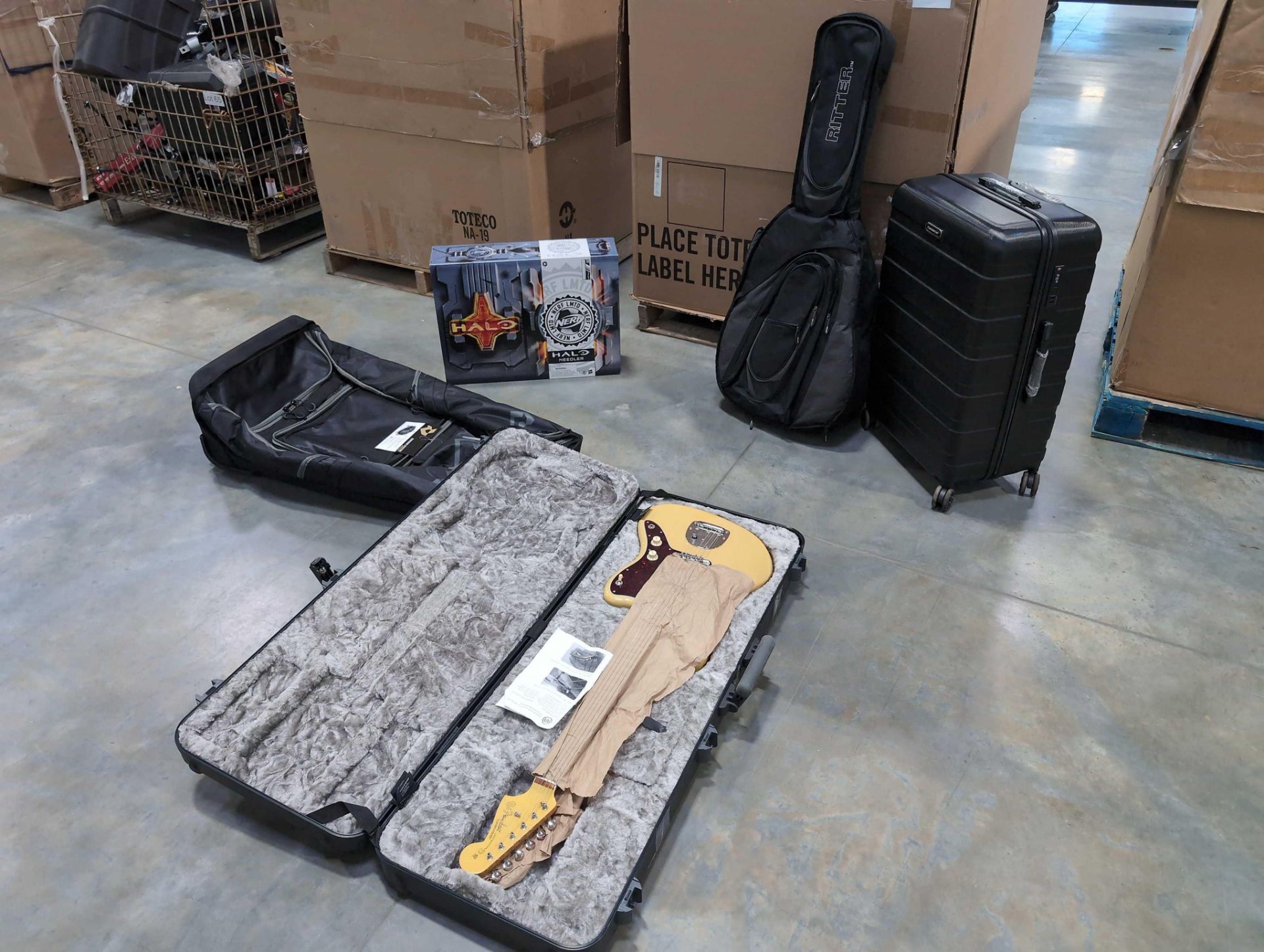 nicer pallet Halo Nerf gun guitars luggage knives violin and more