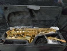 alto saxophone brass