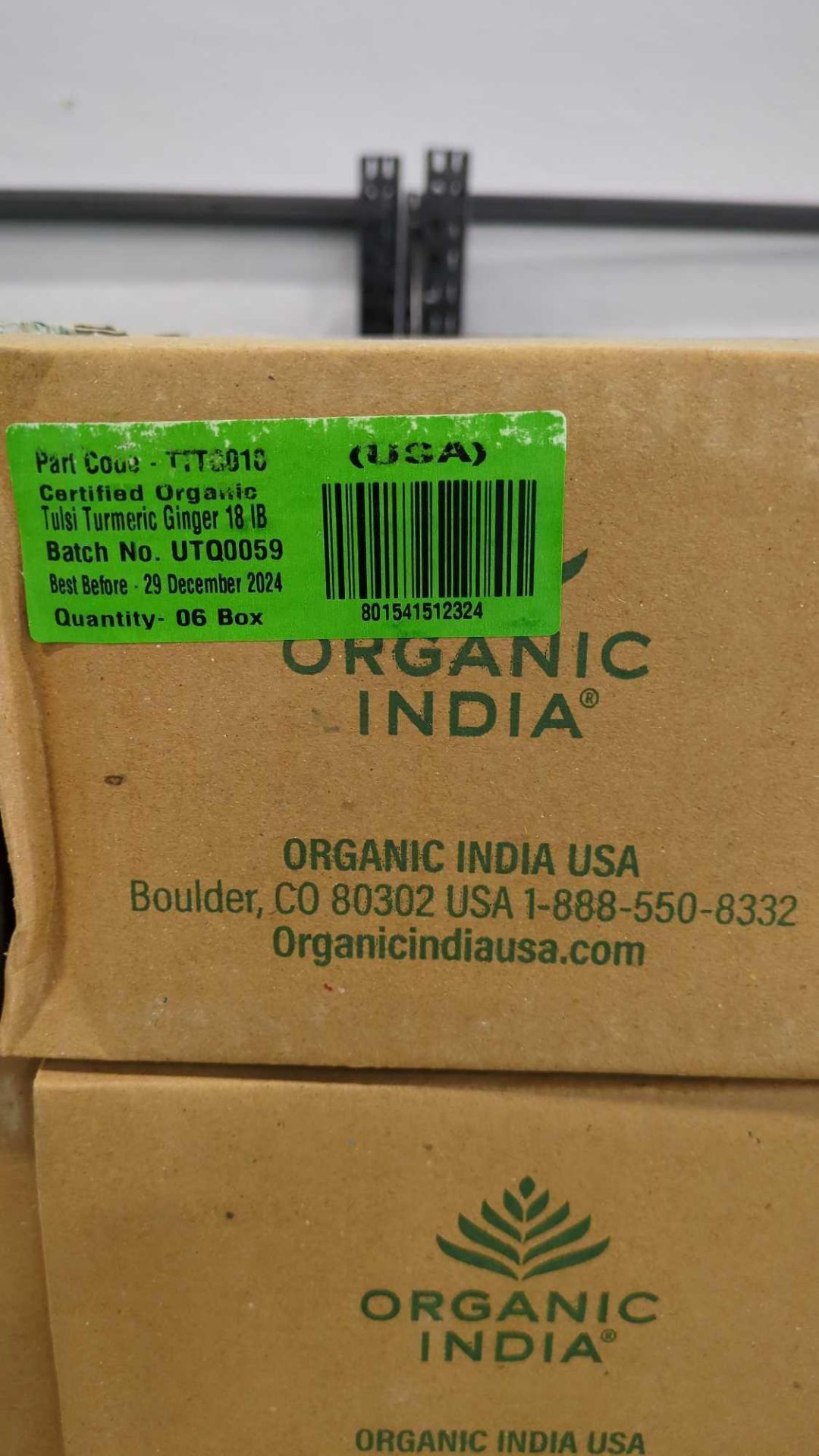 36 boxes...216 boxes of organic India tulsi turmeric ginger - Image 2 of 5