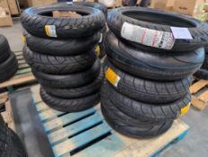 misc motorcycle tires (non matching) 12