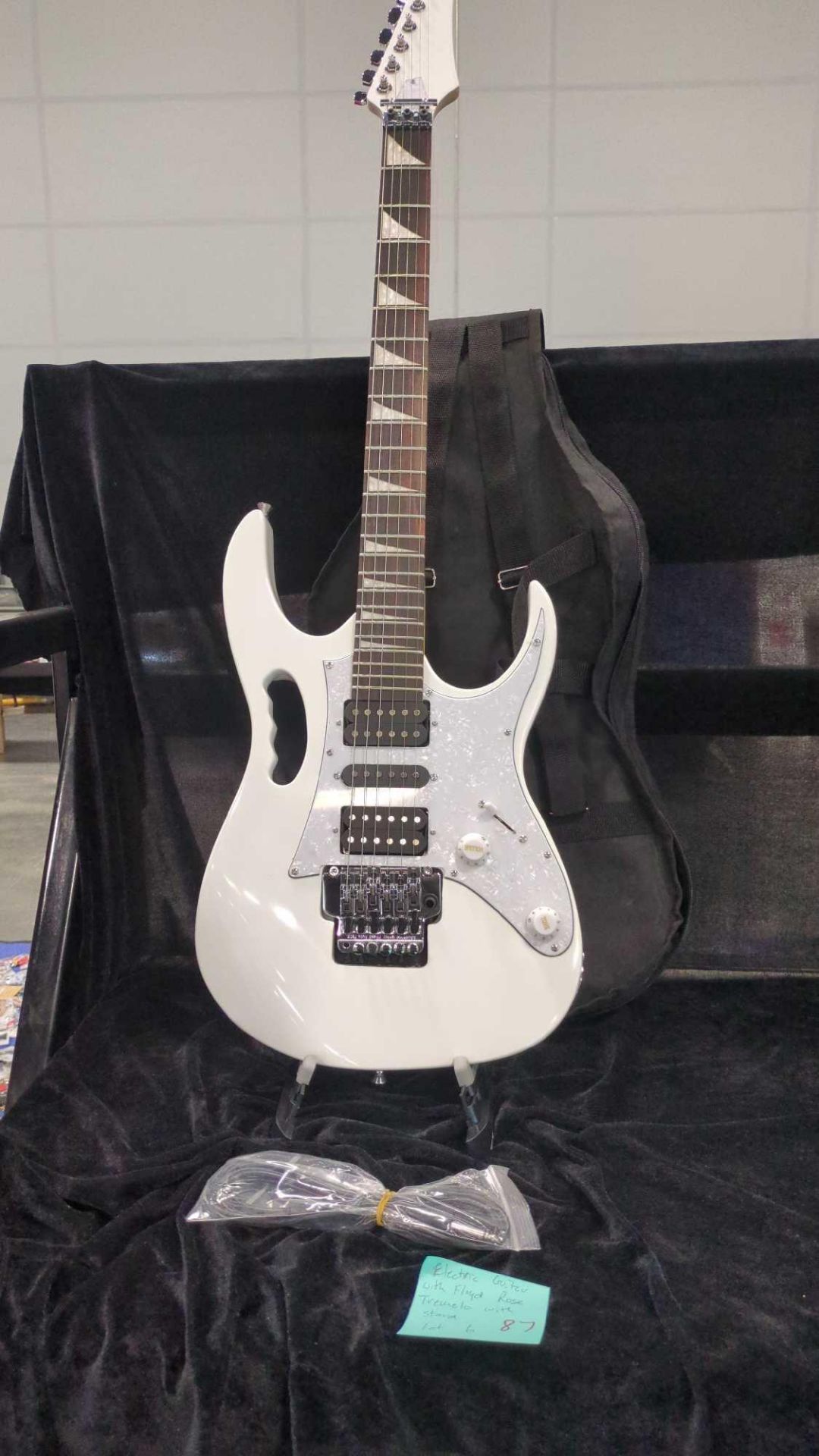 Electric Guitar w/ Floyd Rose Tremelo w/ stand