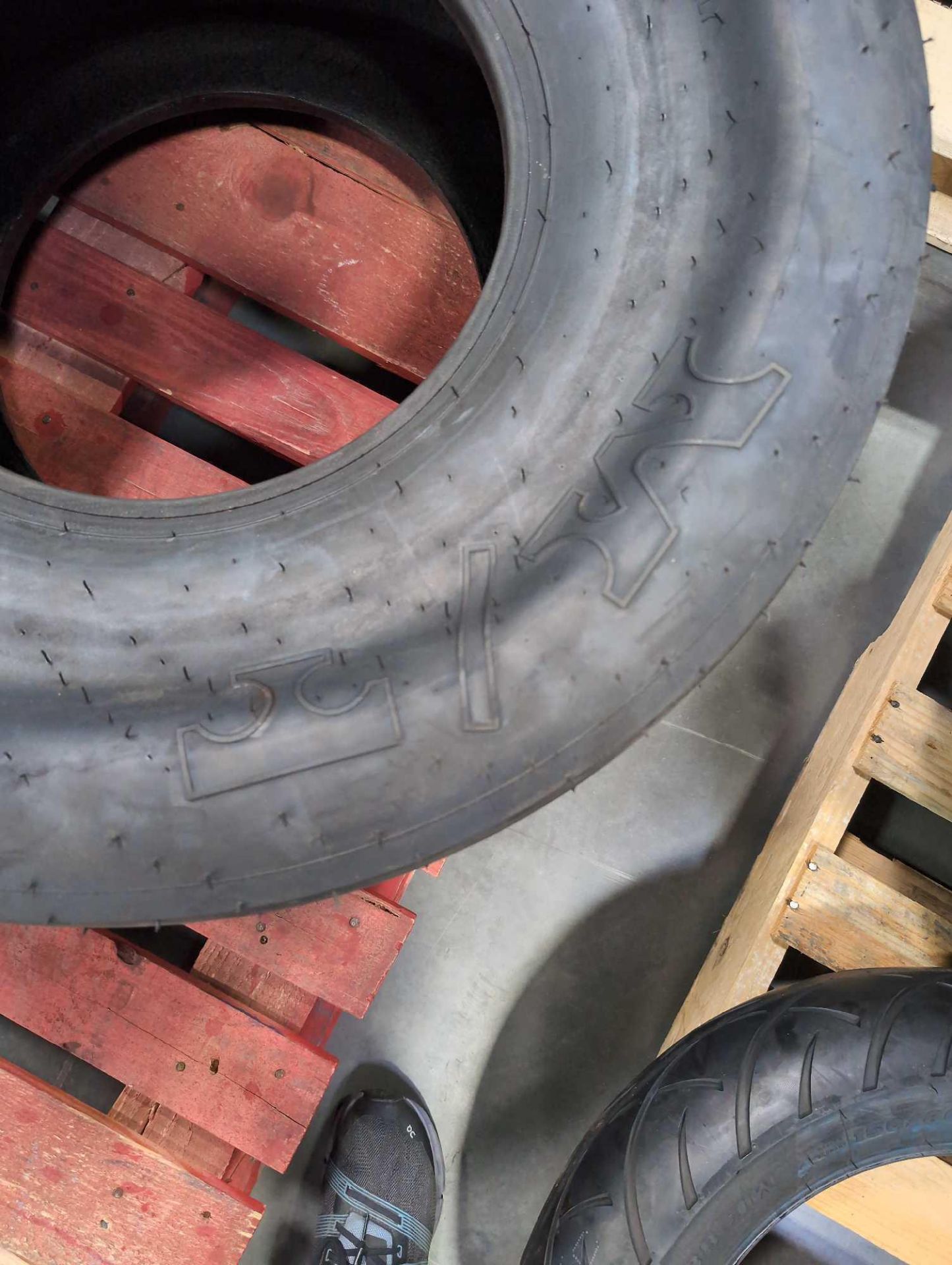 two large m/t drag racing tires - Image 4 of 9