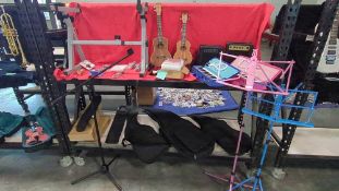 Keyboard Stands, Music Stand, mic stand, Guitar Amp, Ukele & more