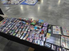 table lot of cards marvel cards X-Men animal crossing Disney and other collectible cards