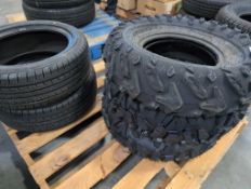 miscellaneous grinder off-road tires and Westlake pair of tires