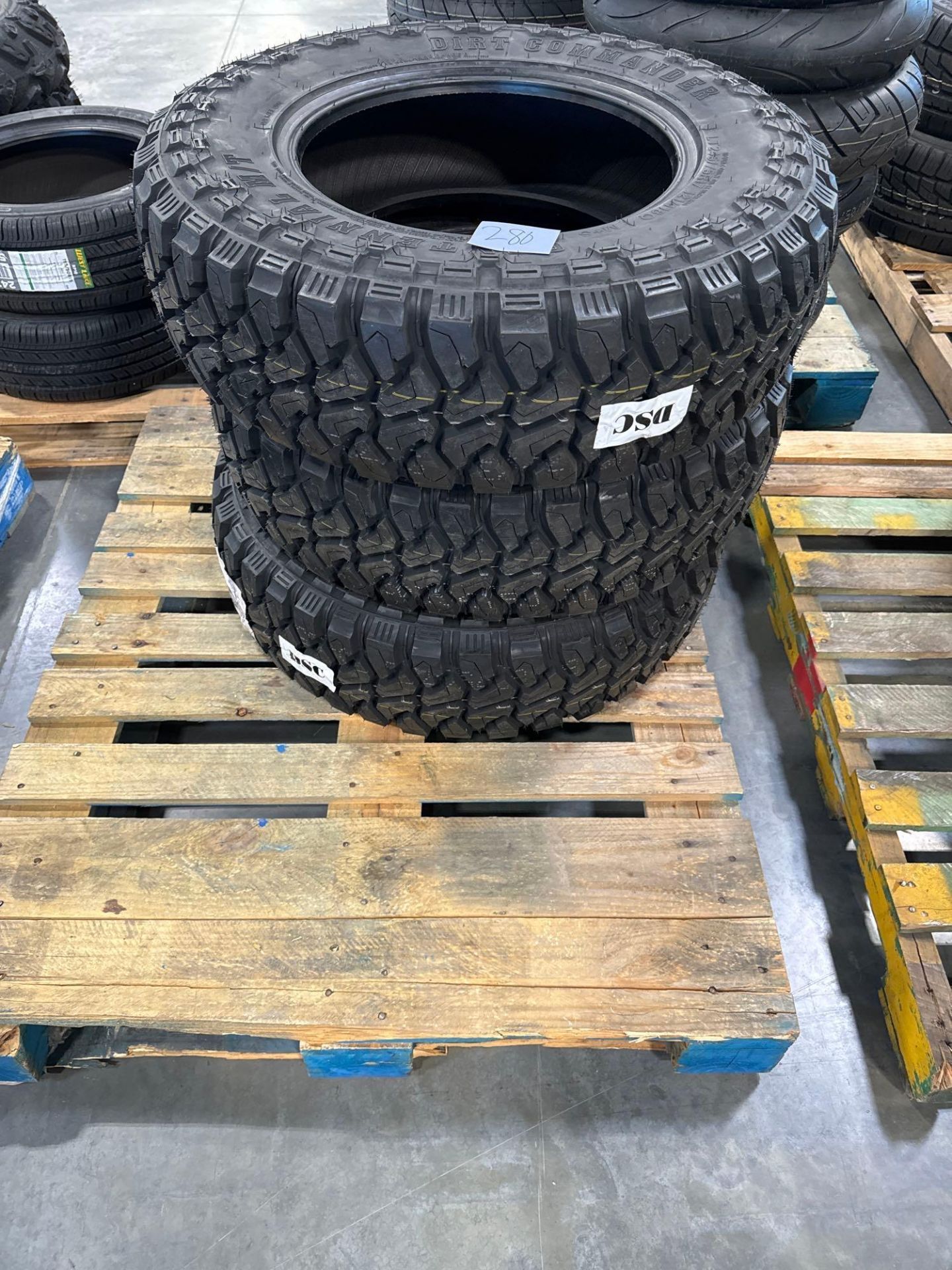 Three dirt Commander centennial tires