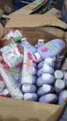 pillow, eos, eucerin cream, wipes, crockpot,vanity desk and much more