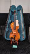 Violin w/ stand and and case