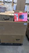 pallet of Honeywell powerless fan beverage bar mugs accessories knife sets and more