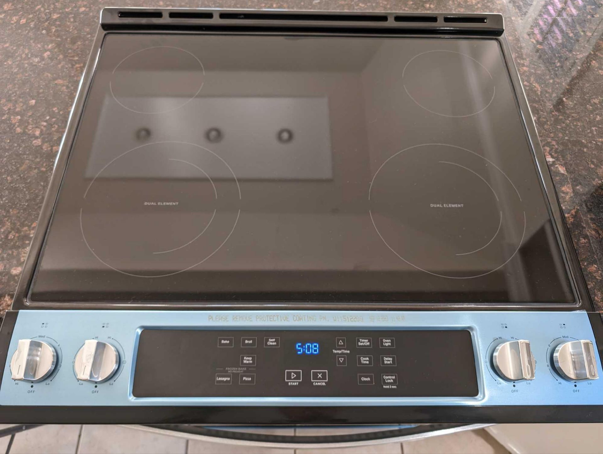 Whirlpool Model: wee515sols2  30" 4.8 Cu. ft Electric Range in Stainless Steel.  (Oven is new has ne - Image 9 of 9