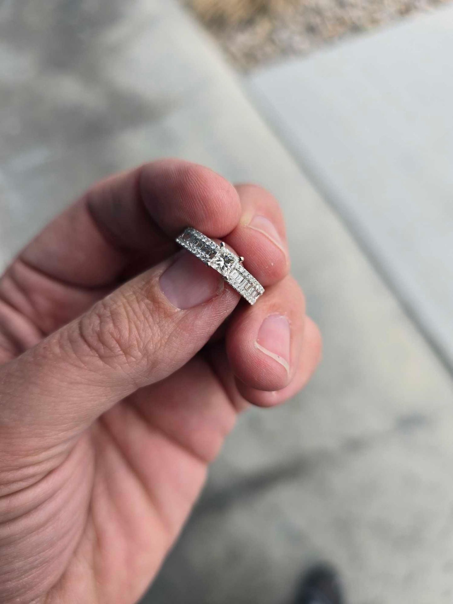 Diamond Unity Ring 0.91 ctw diamonds - Image 2 of 8