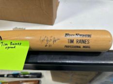 *Tim Raines Signed bat