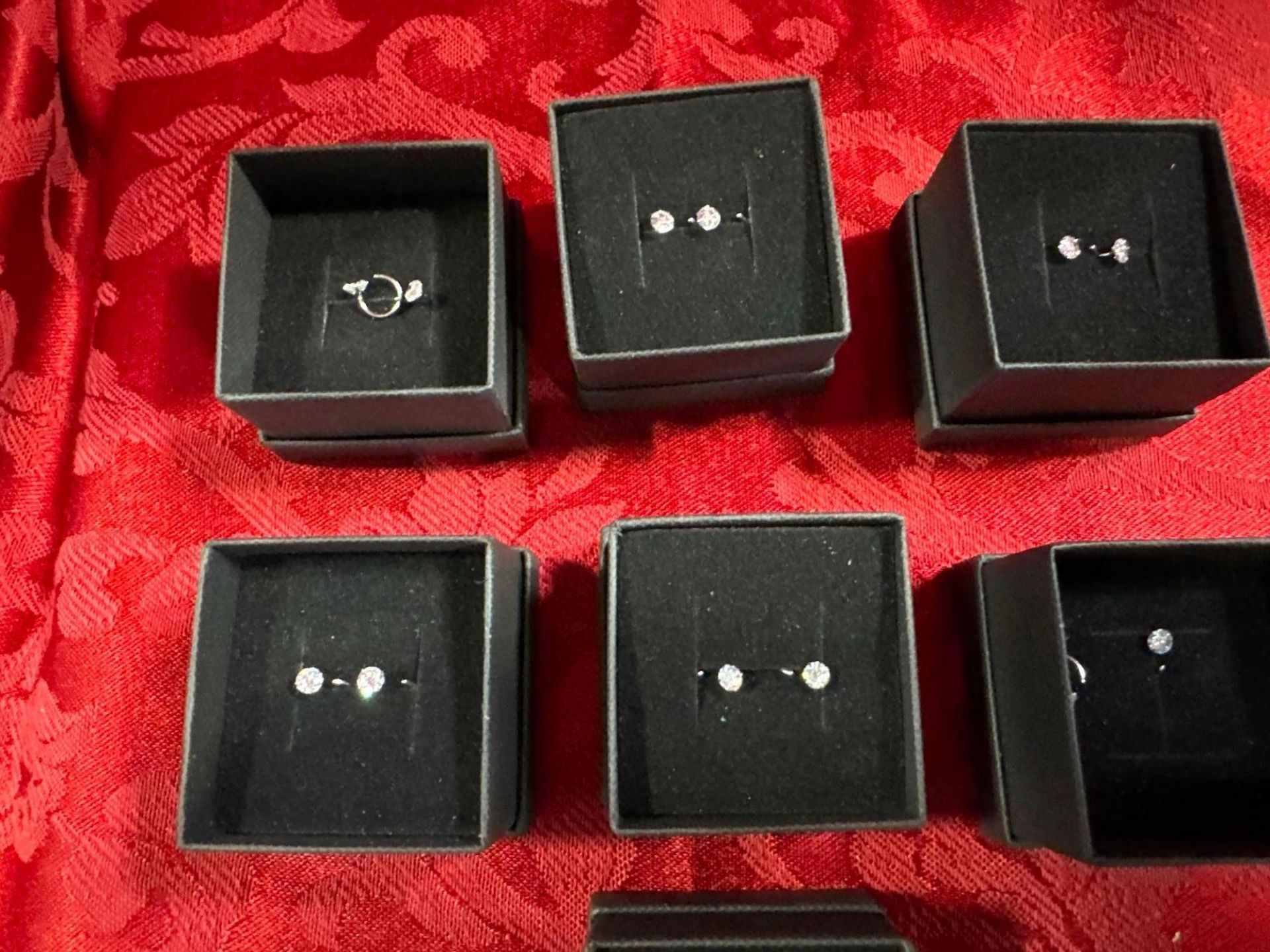 *7 Zerconia Sterling 925 Silver Stud Earrings - Image 3 of 3