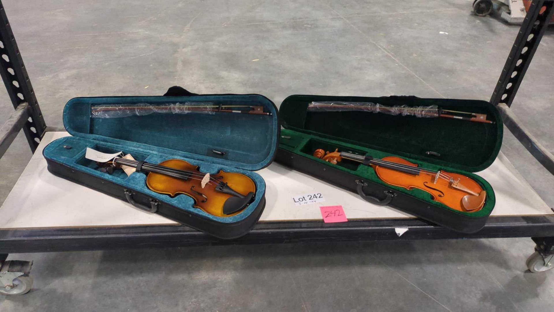 *2 Violins 4/4 with Cases - Image 6 of 6