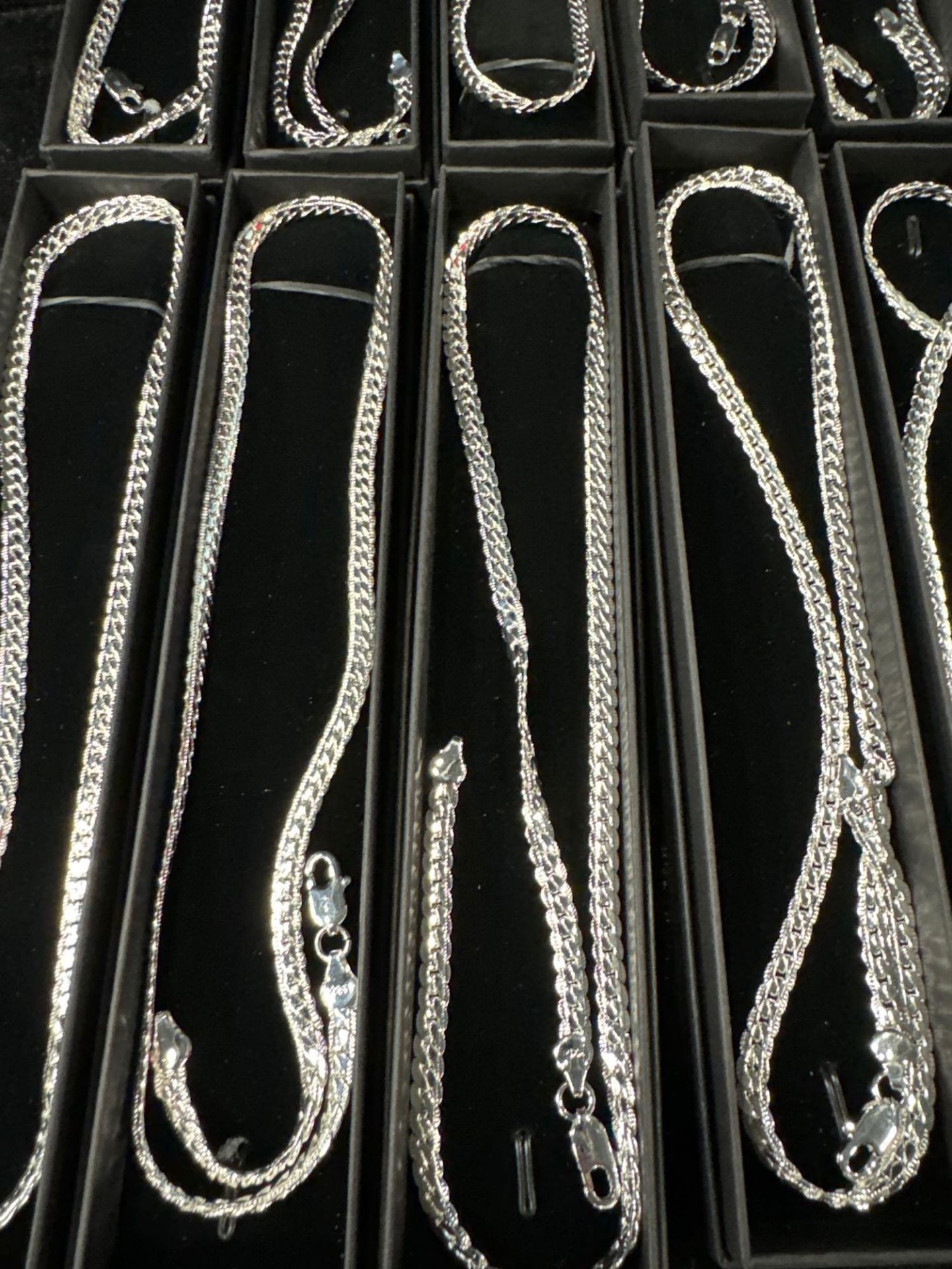*10 Sterling 925 Silver Necklaces 20" - Image 3 of 3
