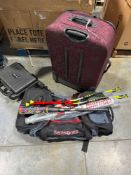 higher end luggage bats ski poles Samsonite padded case seat covers luggage guitar and more