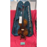 Violin 4/4 Size with stand and upgraded fittings
