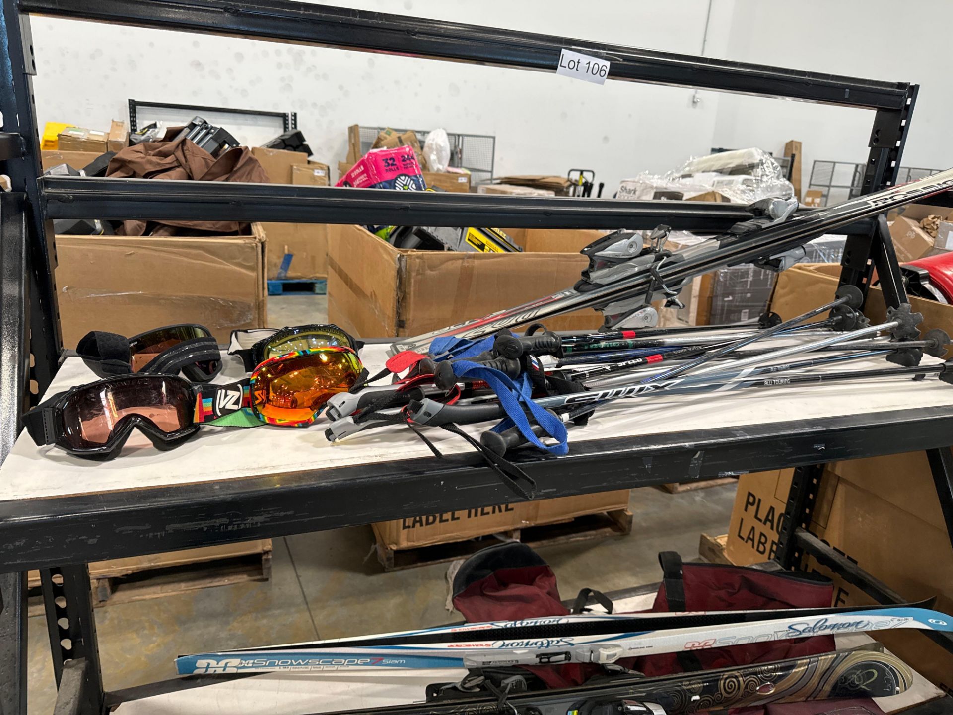 Used Skis, poles, goggles, boots - Image 2 of 6