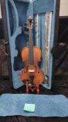 Violin with Oblong case Stand 4/4
