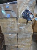 multiple boxes of slide recovery comfort sandals approximately 300 pairs