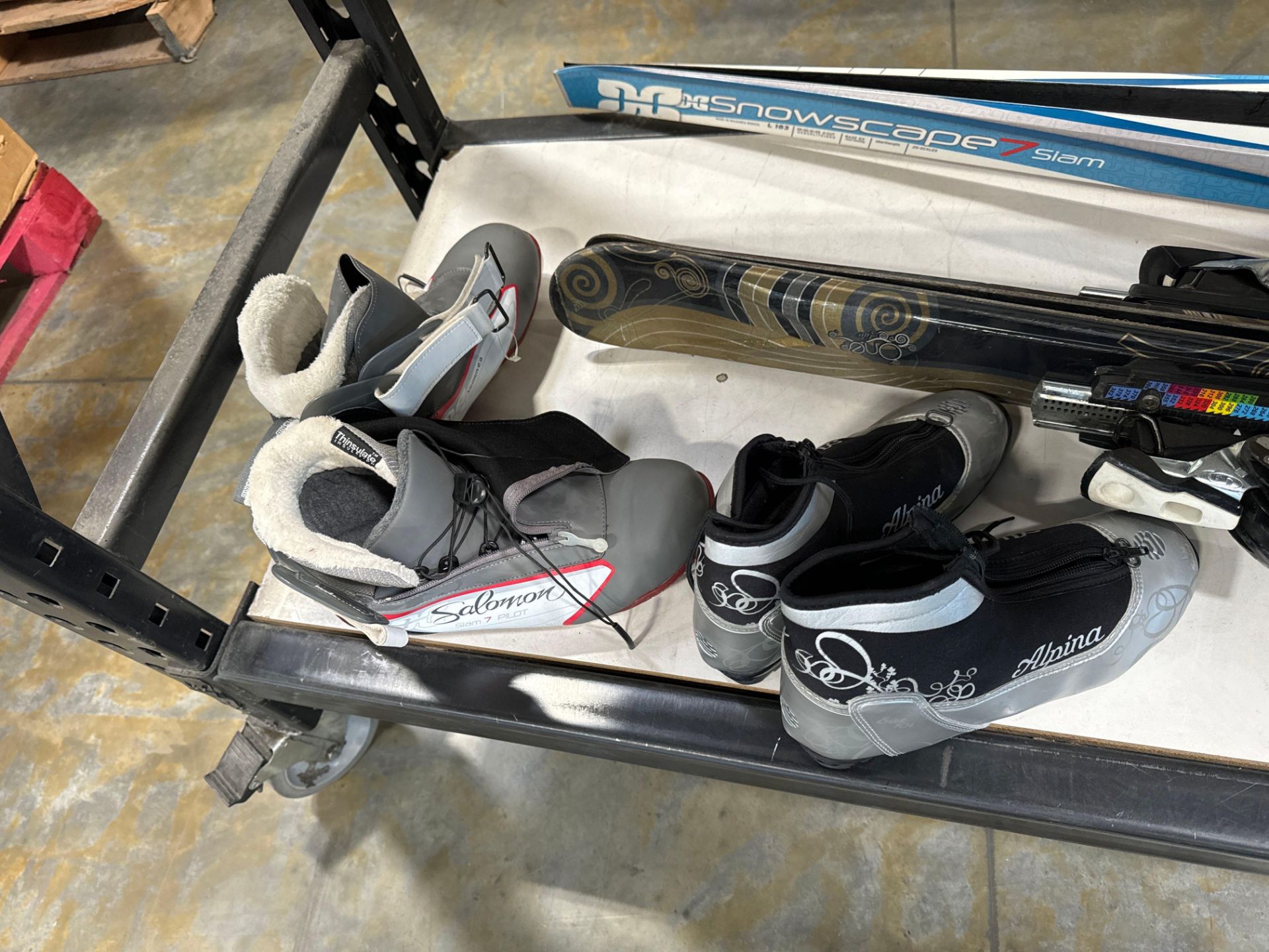 Used Skis, poles, goggles, boots - Image 6 of 6