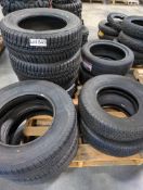 pallet of multiple tires different sizes