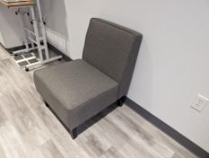 (2) Gray Chairs