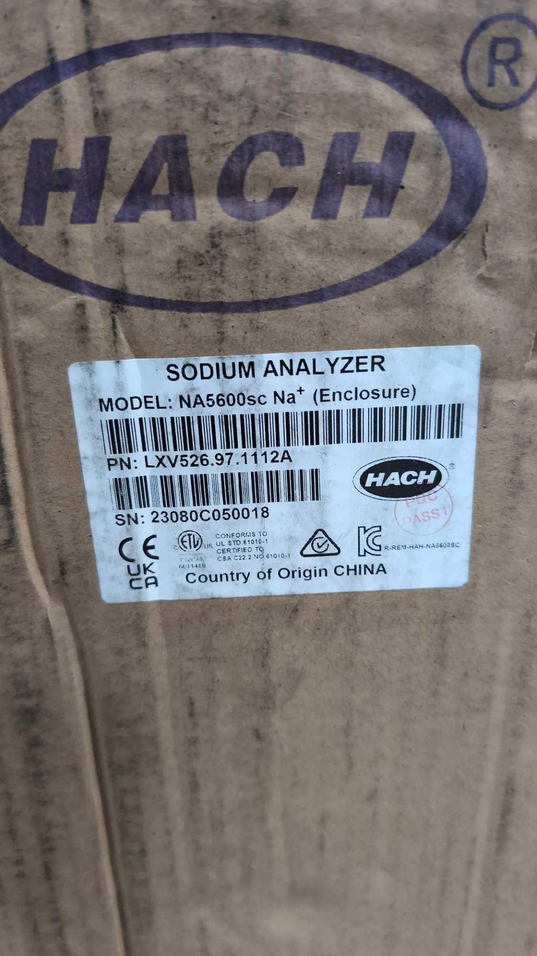 hach sodium analyzer NA5600 - Image 5 of 6