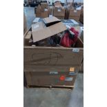 Misc Lot, santa suits, facial tissue, bags and more
