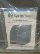 New 15 Synergy portable Sauna 110/220?