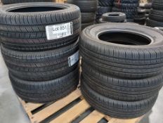 pallet of Continental and sceptor 4XS tires