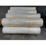 9 Large rolls of plastic wrap