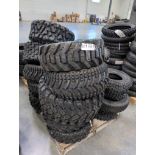pallet of ATV and motorcycle tires