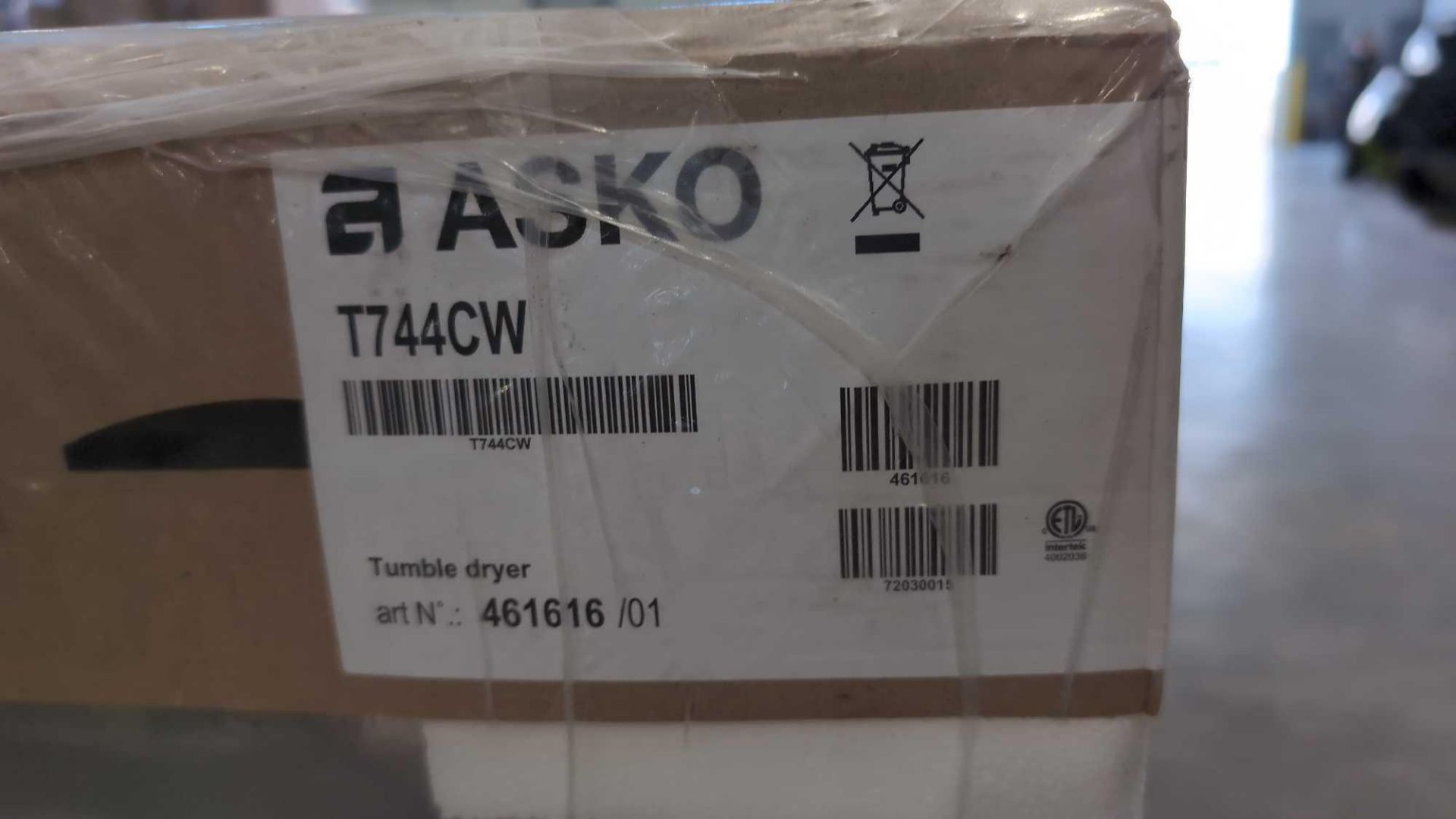 Asko Dryer T744CW - Image 4 of 4