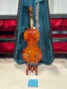 Violin 4/4 with stand and tuner