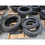 pallet of motorcycle tires