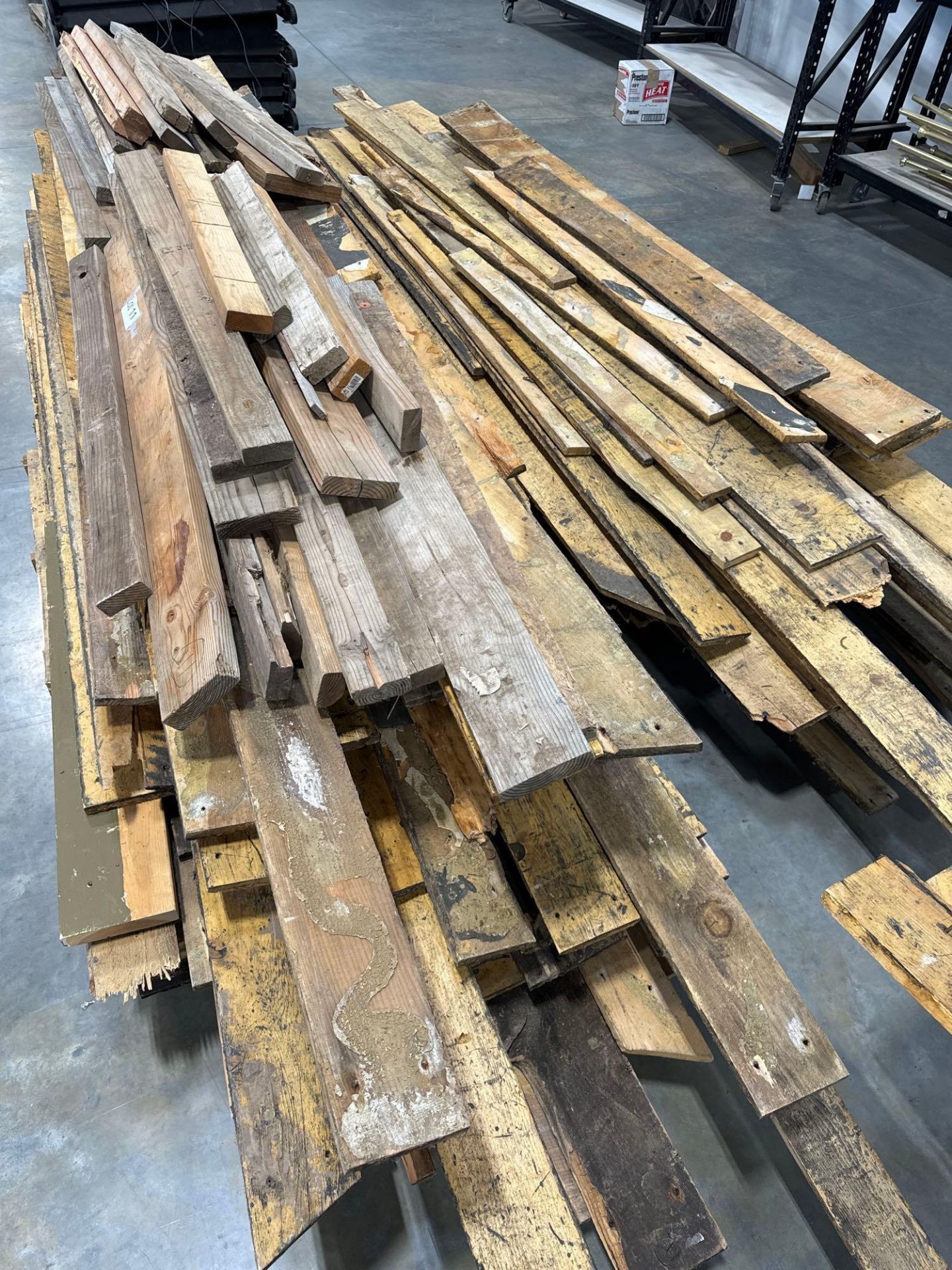 Two stacks of Reclaimed flooring from claim jumper steak house - Image 5 of 5