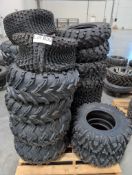 pallet of off-road tires