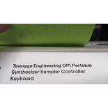 new teenage engineering OP1 portable synthizer sampler controller keyboard & EMC standby power