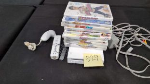 Nintendo WII with games