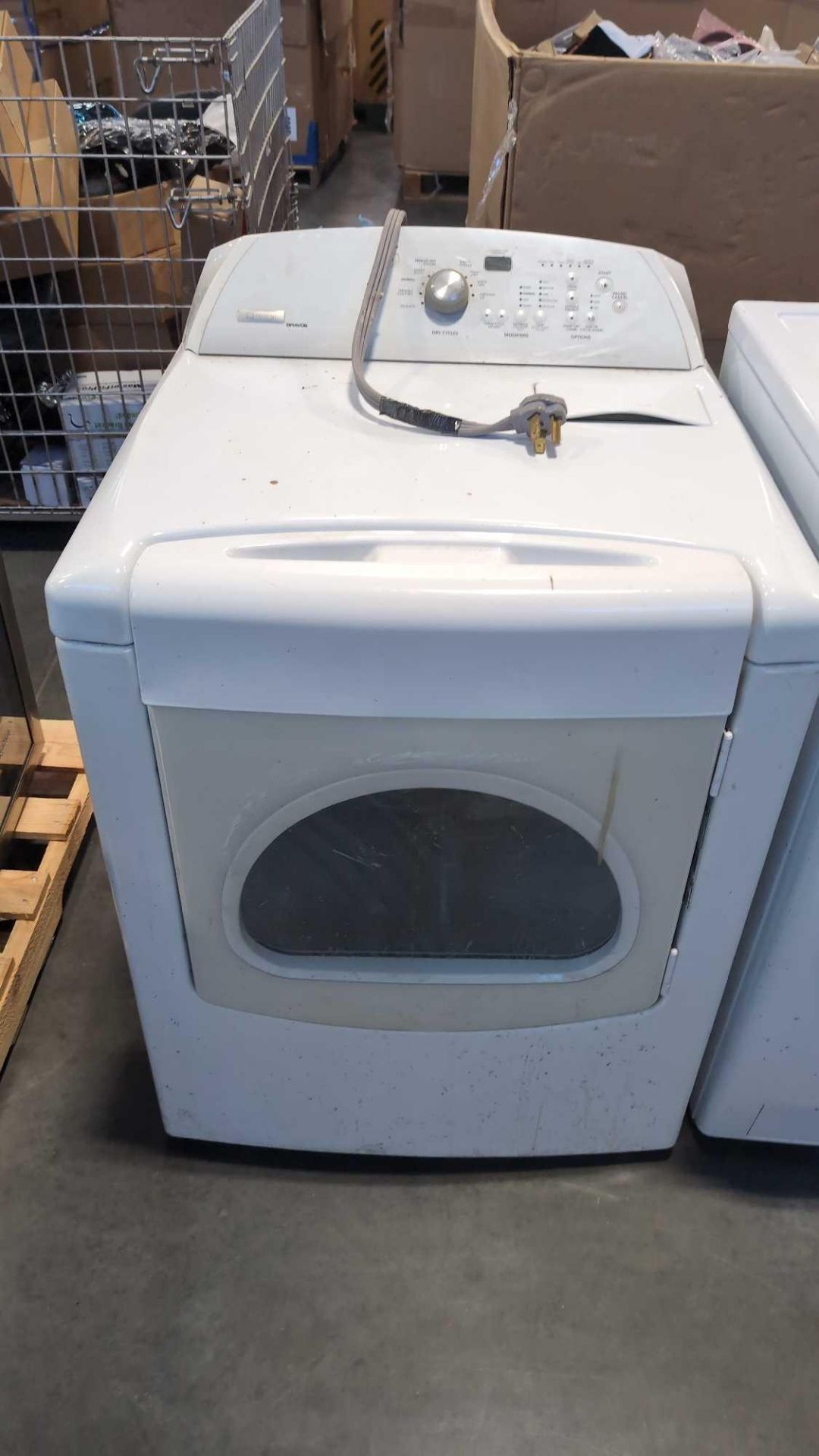 used washer and dryer, smaller fridge and other various appliances - Image 4 of 12