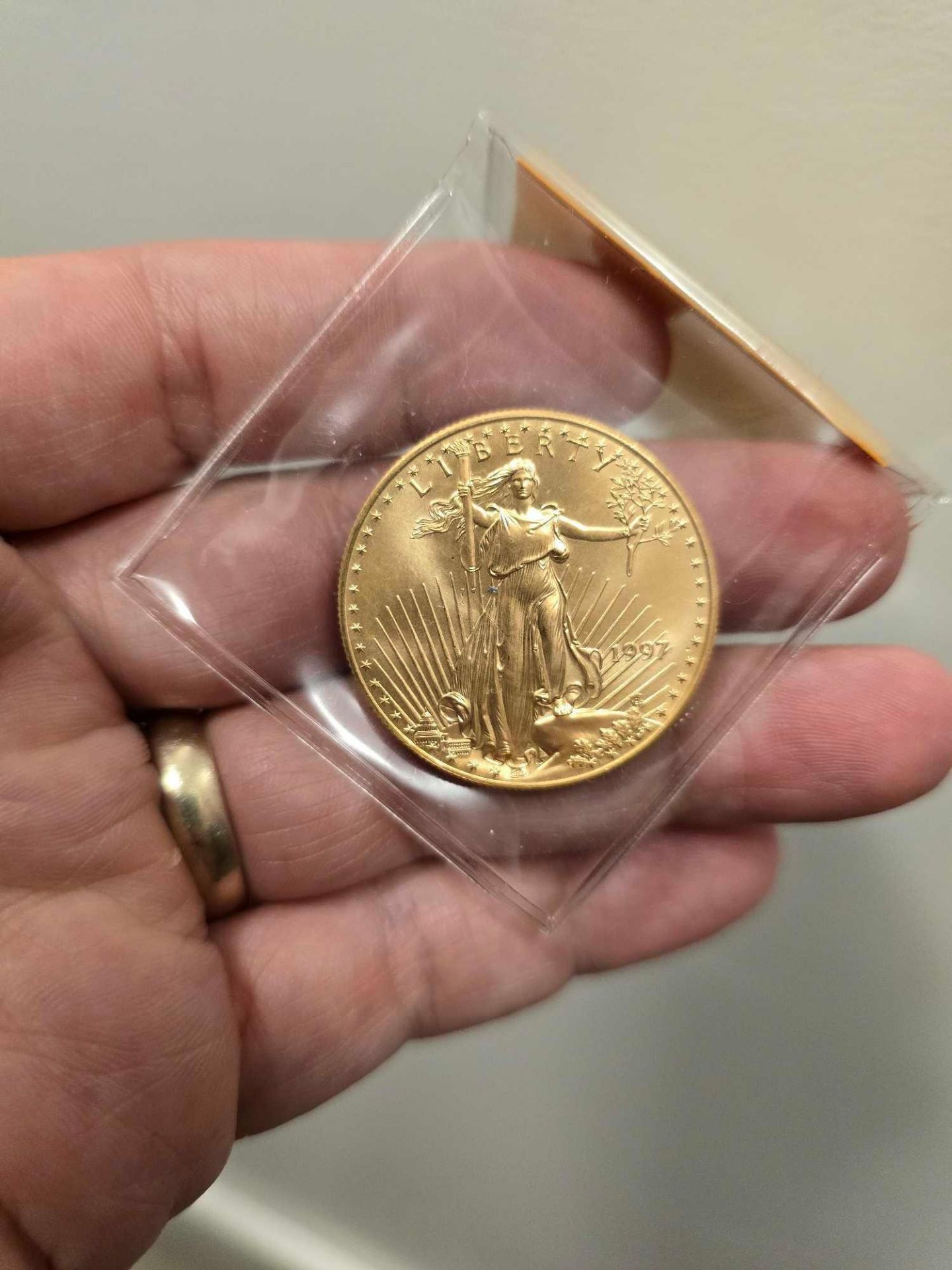 1997 1 oz gold eagle - Image 3 of 5