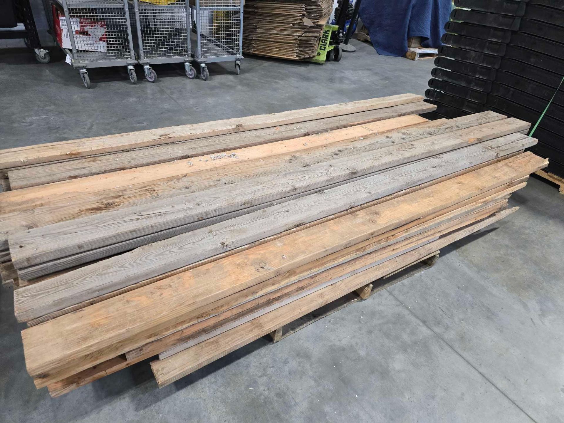 pallet of miscellaneous wood