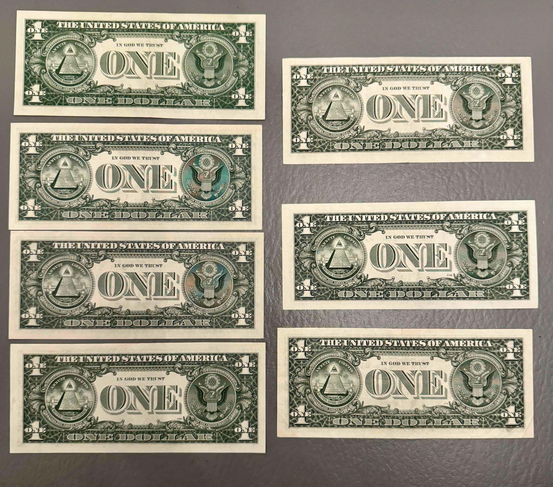 Currency uncirculated notes: 1999 $10 Star Note, 1976 First Day issue w/stamp $2 note, 1963 $1 Note, - Image 6 of 6