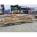 pallet of miscellaneous wood reclaimed wood from claim jumpers